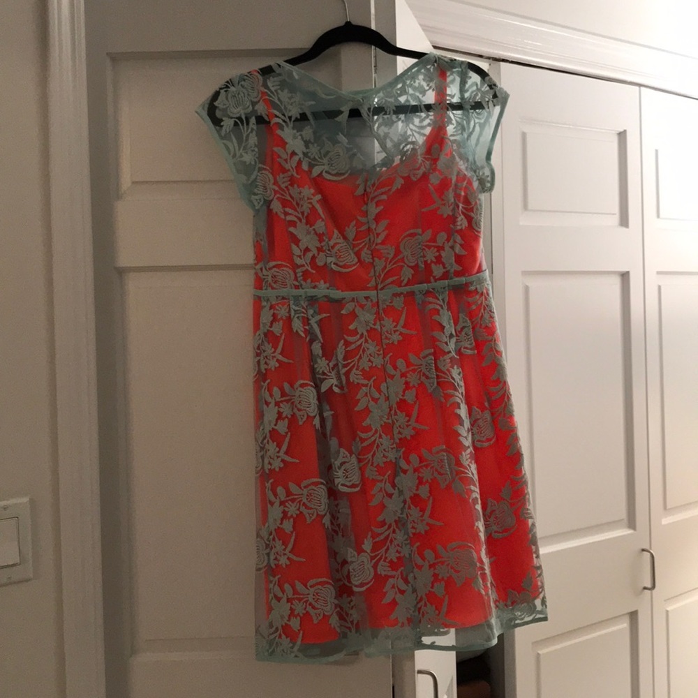 Nanette lepore orange and blue party dress - Picture 5 of 7